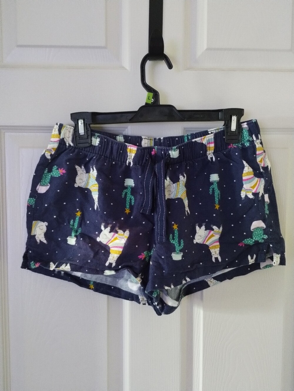 Old Navy Navy Llama & Cactus Print Lounge Sleep Shorts Size S